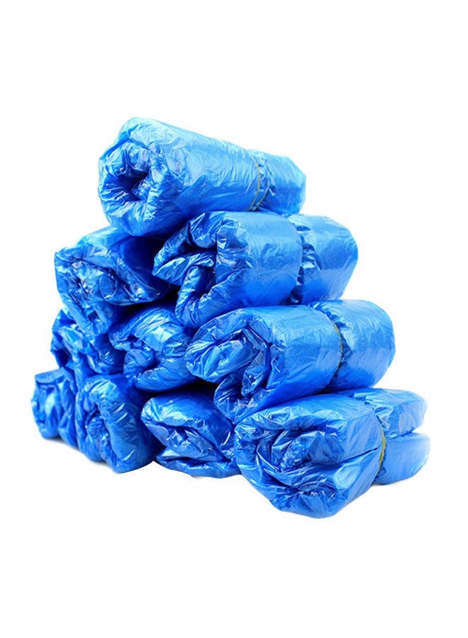 100-Piece Anti-Slip Disposable Shoe Cover Dark Blue - Image 2